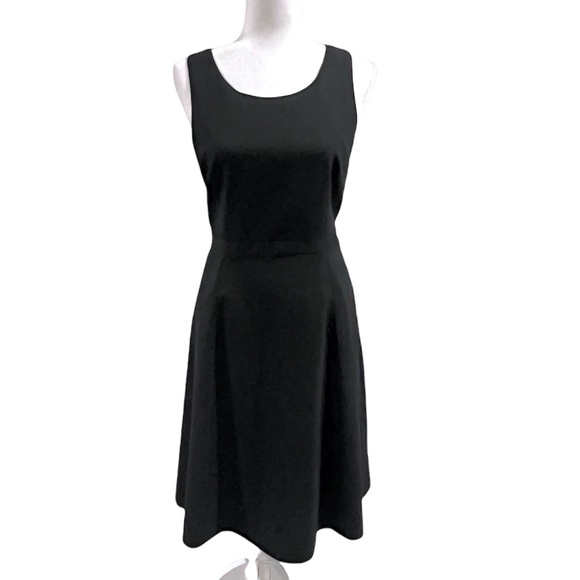 J. Crew Dresses & Skirts - J. Crew Black Sleeveless A-Line Midi Dress
